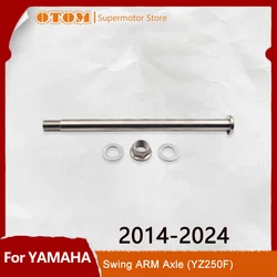 OTOM Motorcycle Swing Arm Axle Pivot Swingarm Shaft Axis For YAMAHA YZF WRF 250 450 Accessories Pit Dirt Bikes 2014-2024 Parts