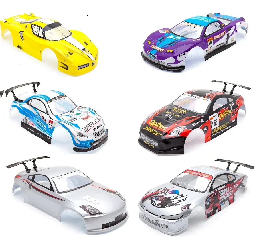 51 style 1/10 R/C racing Drift car PVC malowana karoseria / Akcesoria do samochodów 1/10 R/C 94123 190/195/200mm Szerokość 255/260mm — zdjęcie 2