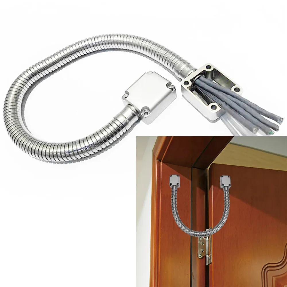 Access Control Door Loop Exposed Mounting Protection Sleeve Cable for Access Control Door Electric Lock Contact Wire Breaker