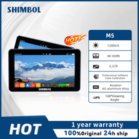 SHIMBOL - Vision Peng M5 Monitor 1200 High Brightness Supports 4K Professional Color Correction 100% REC709DeltaE0.6
