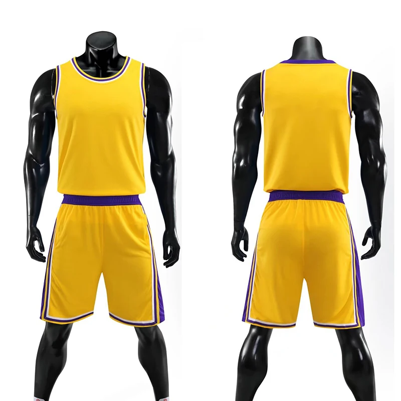 Ensemble de Vêtements de dehors d'Entraînement pour Homme et Garçon, Uniforme de Basket-Ball Personnalisé avec Logo et Numéros Imbibés