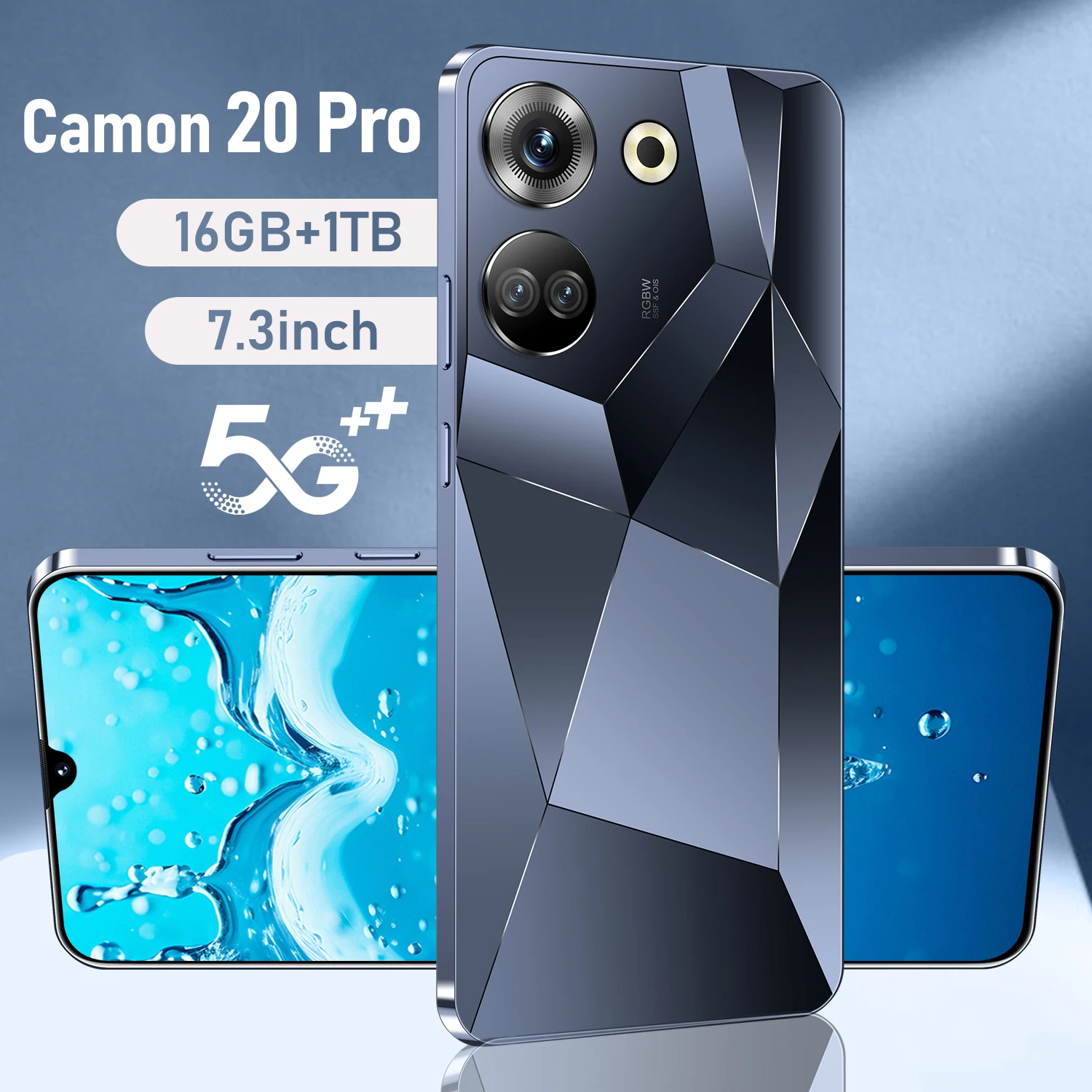 NEW Camon 20 Pro Smartphone 7.3 inch Full Screen 4G/5G Cell Phone 16TB+1TB 8000mAh Mobile Phones 108MP Global Version Celulares