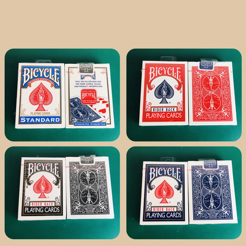 Bicycle Rider Back Playing Cards Poker Game Deck Creative Exquisite Funny Poker Cards Board Game Unique Clear Pattern Poker