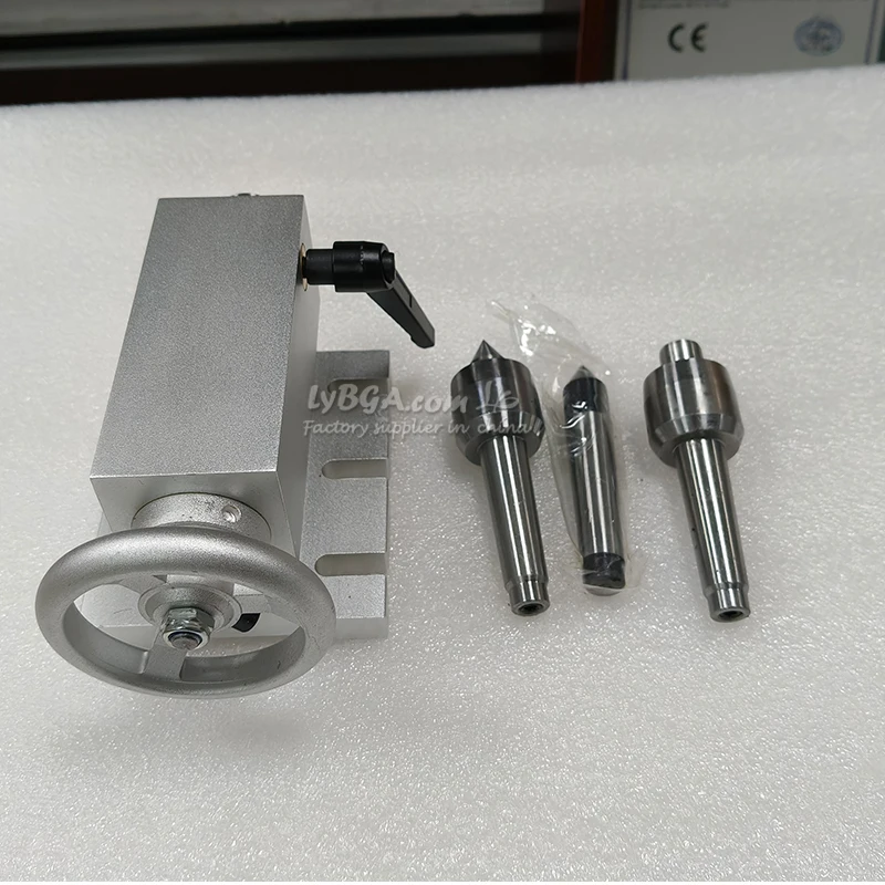 

Подвижная задняя цанга для гравировального станка / Верхняя головка MT2 / Подвижная задняя цанга ER11, высота центра 65 мм, для гравировального станка