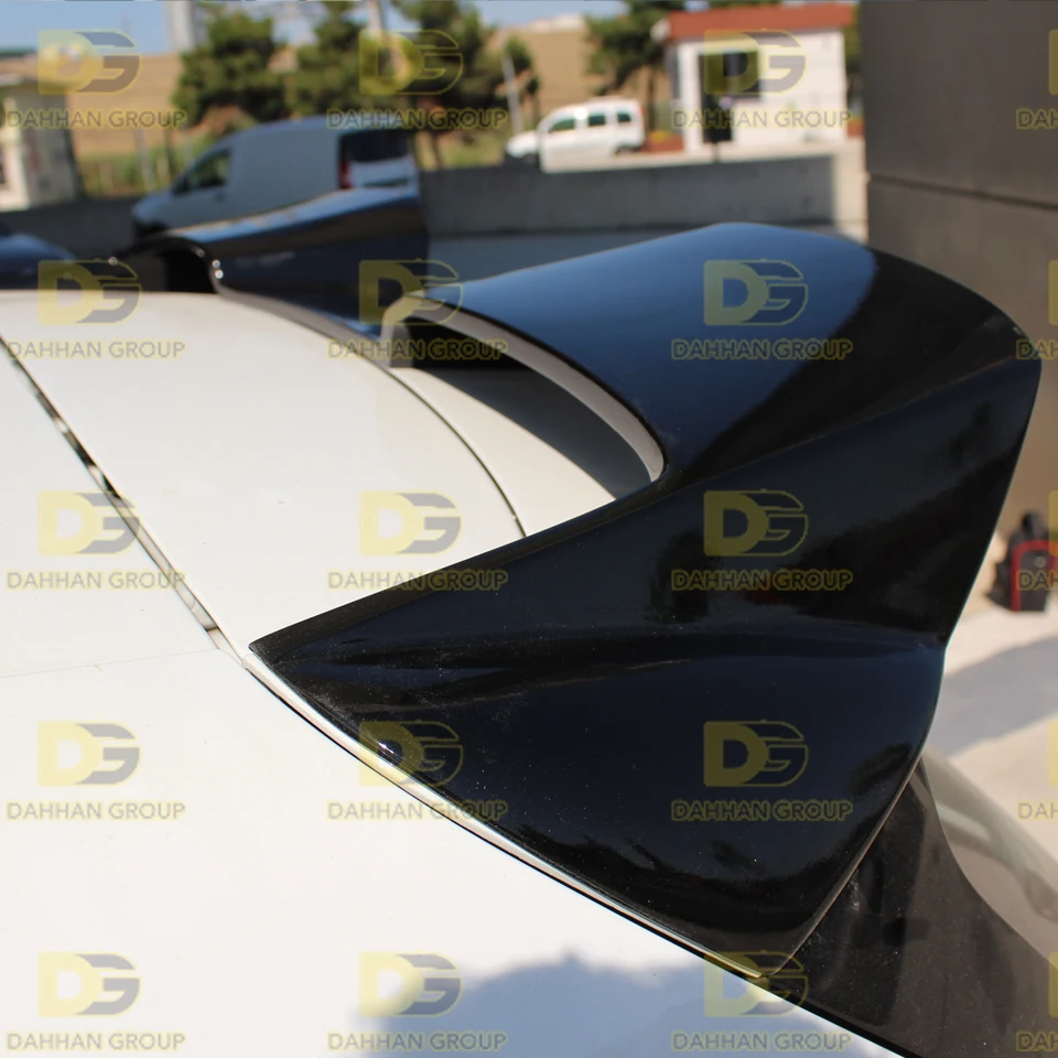 Renault Clio 5 2019 RS Style Rear Roof Spoiler Wing Primer Painted or Any Other Color High Quality Fiberglass Material Clio Kit