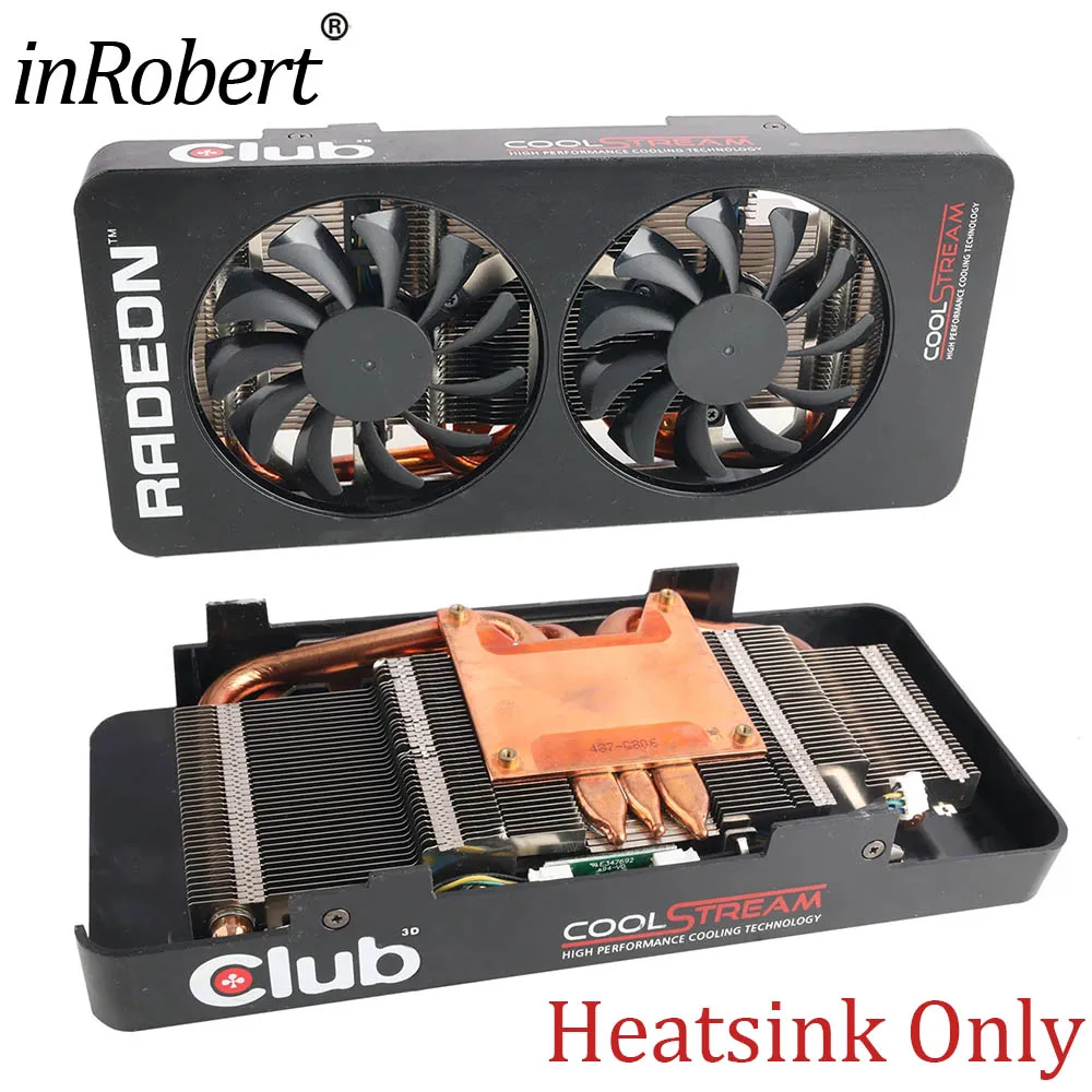 

Heatsink For Club 3D Radeon R9 380 4GB Radeon R9 285 Royal Queen Video Card Cooling Radiator