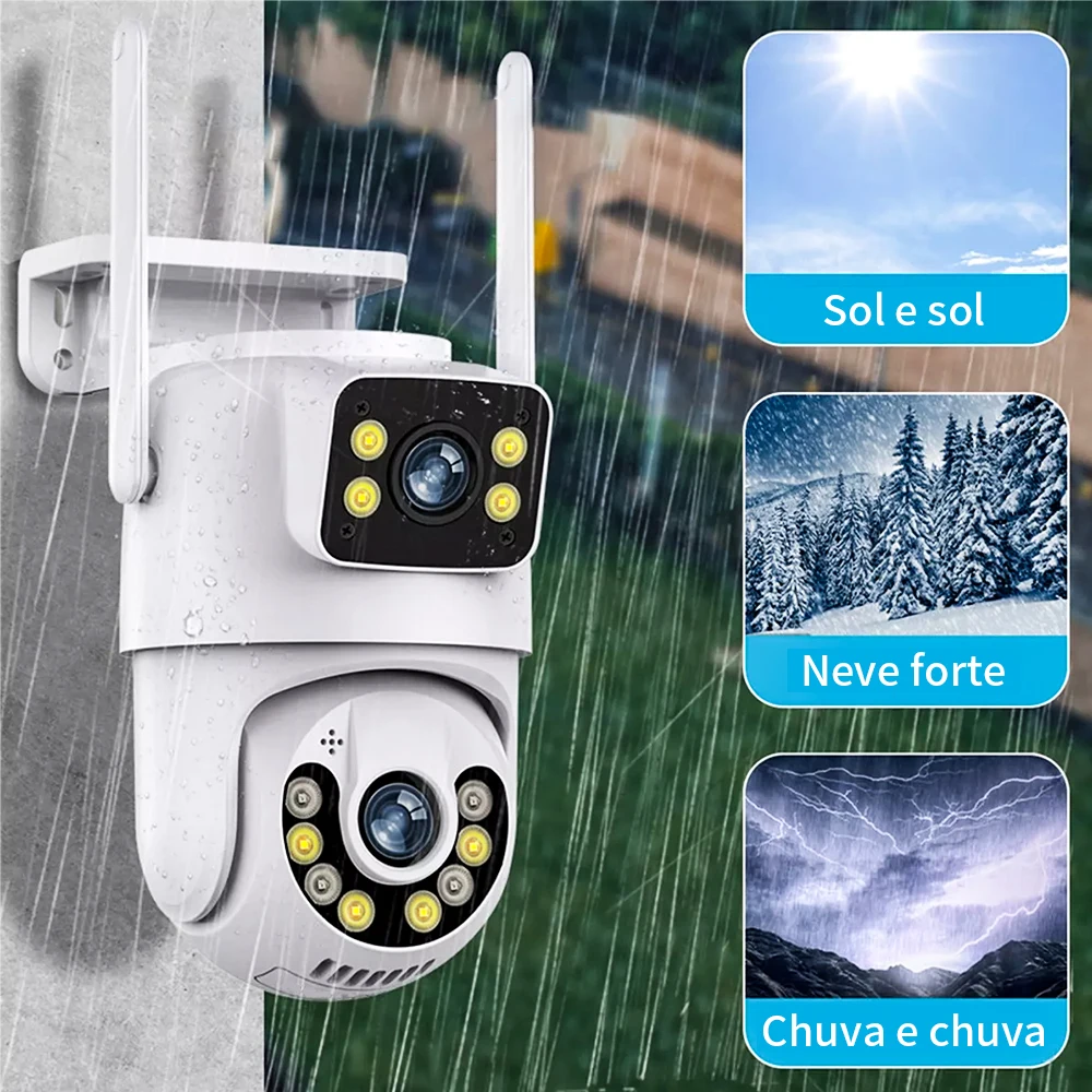 External Camera Ip The Waterproof 4MP Wifi Ptz With Infrared