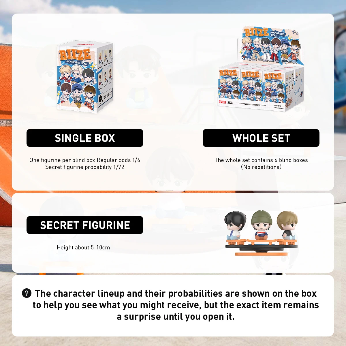 EU】POP MART RIIZE Memorable Picks Series Figures 1PC/6PCS POPMART