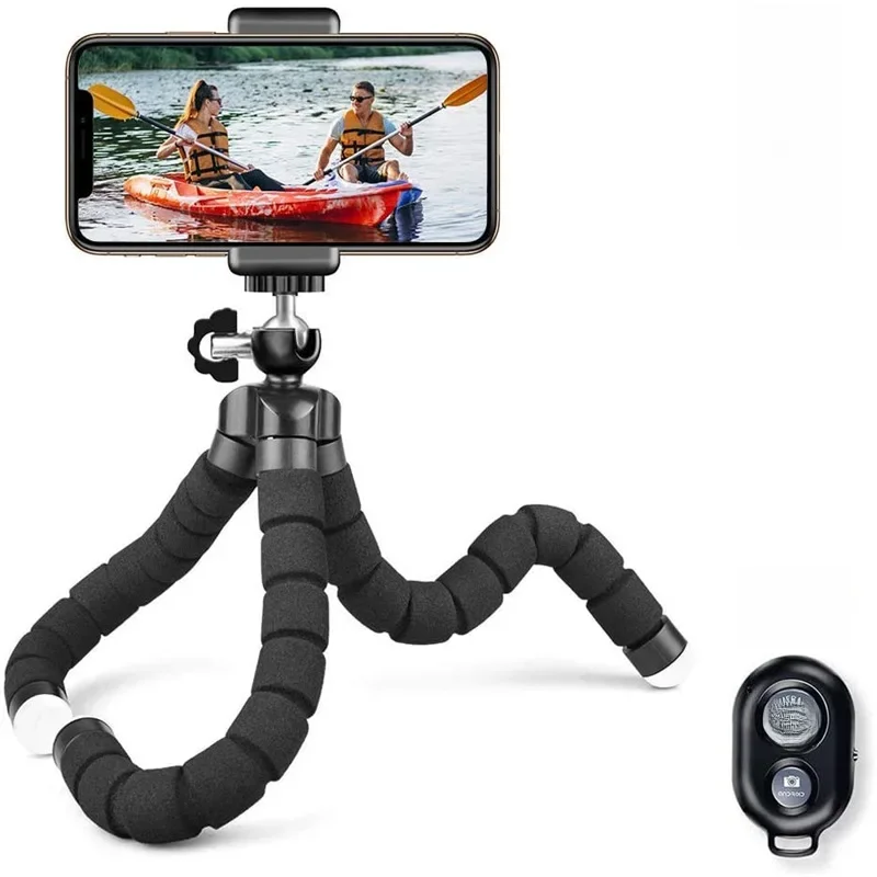 Mini uniwersalny statyw fotograficzny Octopus Monopod Telefon Mini aparat fotograficzny Telefon Uchwyt kamery internetowej Klip Smartphone Monopod Stojak na strusie — zdjęcie 2