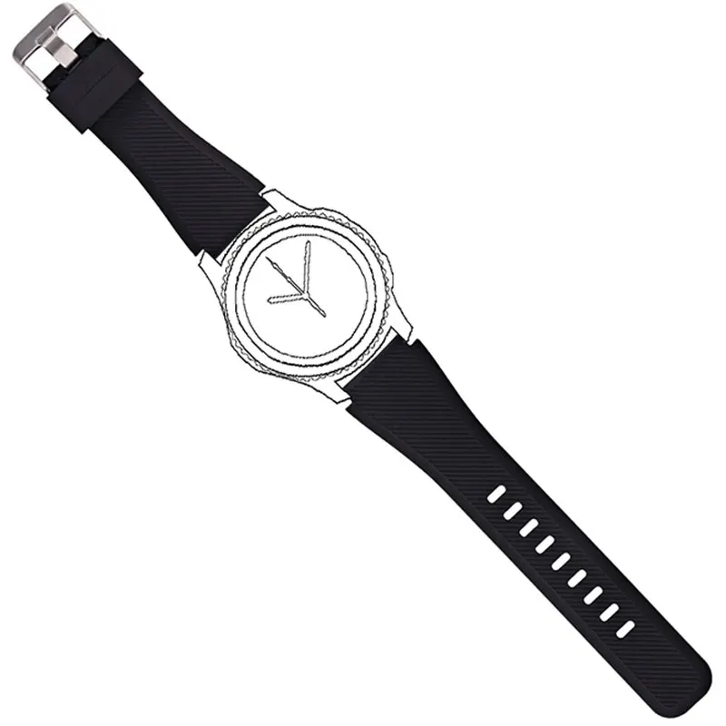 20mm 22mm Band for Samsung Galaxy Watch 6/4/Classic/5 pro/3/active 2 Gear s3/S2 silicone bracelet Huawei GT/2/GT2/3 Pro 4 strap