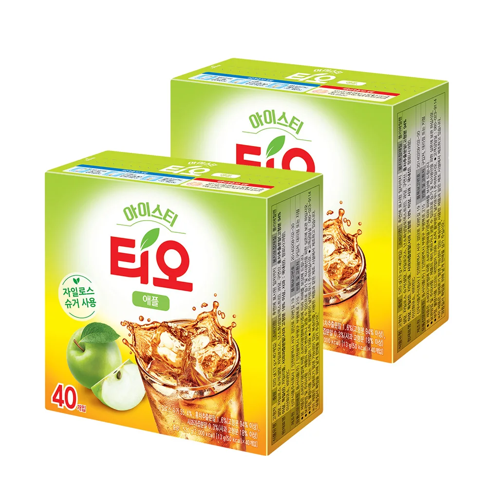 Té Helado con sabor a manzana 40T 2ea