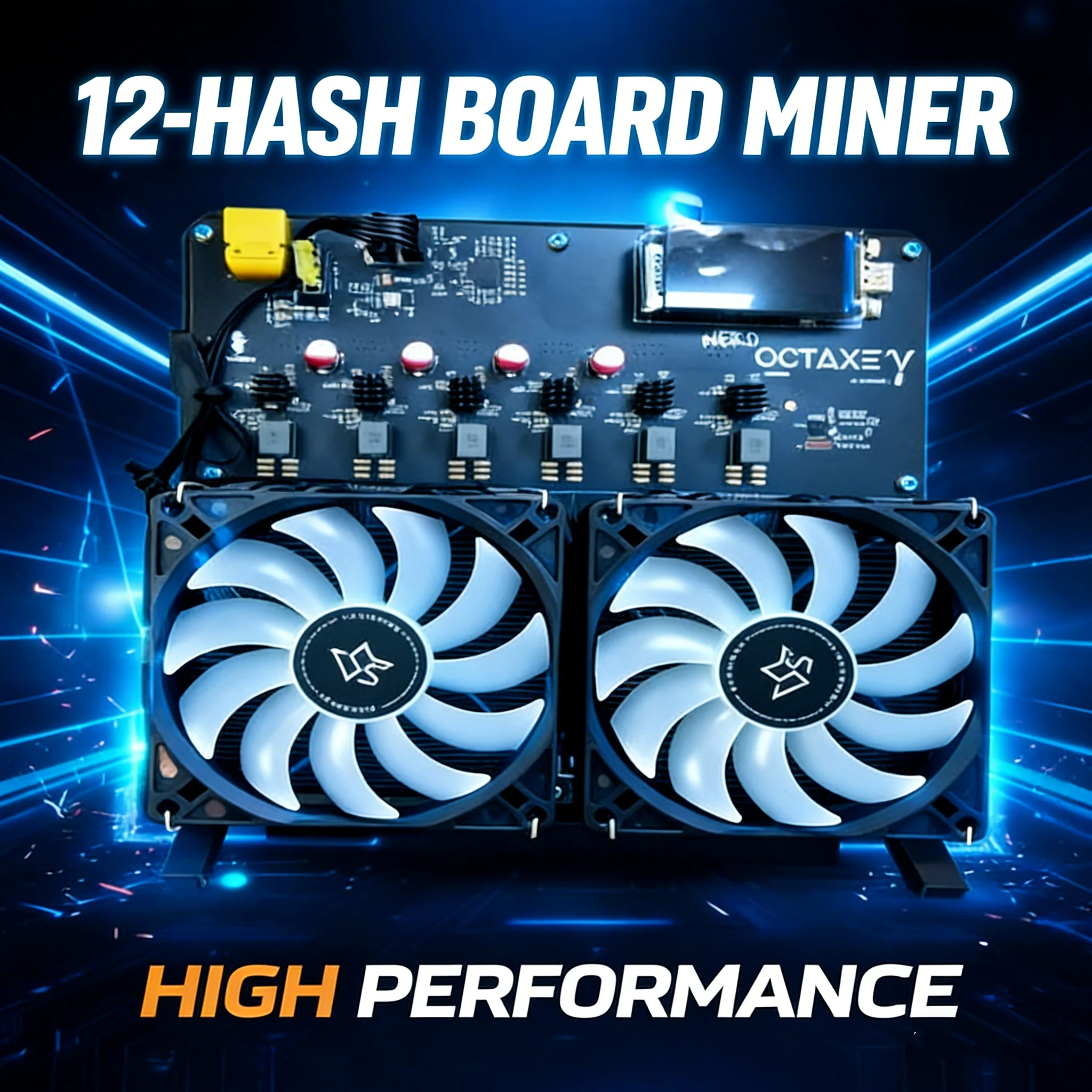 

Майнер Bitcoin NerdOCTAXE γ(rev3.1) 12T, 12 TH/s, ASIC – низкое энергопотребление 240 Вт, для домашнего и офисного использования, простая настройка