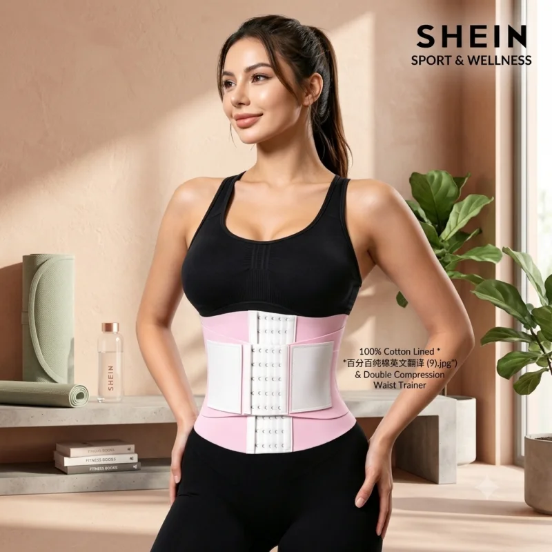 Women's Triple-Wrap Waist Cincher Belt | High-Elasticity Nylon Tummy Control Band | Adjustable Buckle Compression Waist Trainer | 2-in-1 for Fitness & Everyday Wear