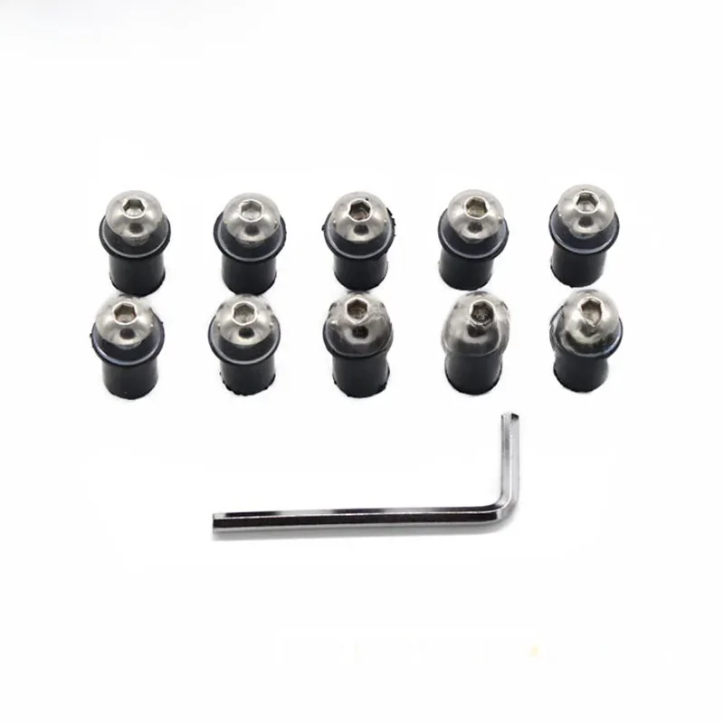 Kit de vis de boulons de pare-brise de moto, BMW F650GS, F700GS, F800R, F800S, Runow R LC Kunder S, F800GS, Adventure 1200, GS, Gravi GS, M5, 5mm