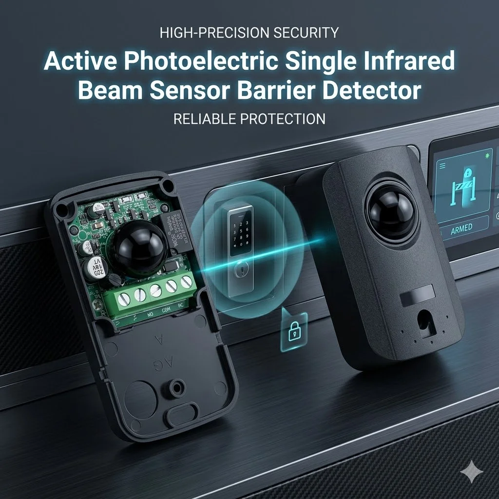 2026 New Active Photoelectric Single Infrared Beam Waterproof Sensor – Barrier Detector For Barrier Door & Window Burglar Alarm