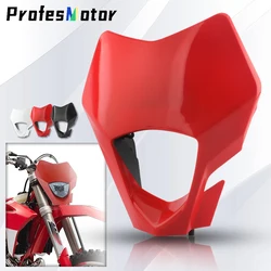 For Gas Gas EC 300 Enduro Motorcycle Mask Headlight Plate 250 250F 350F EX 450F MC 2021-2023 Headlamp Motocross Pit Bike Tuning