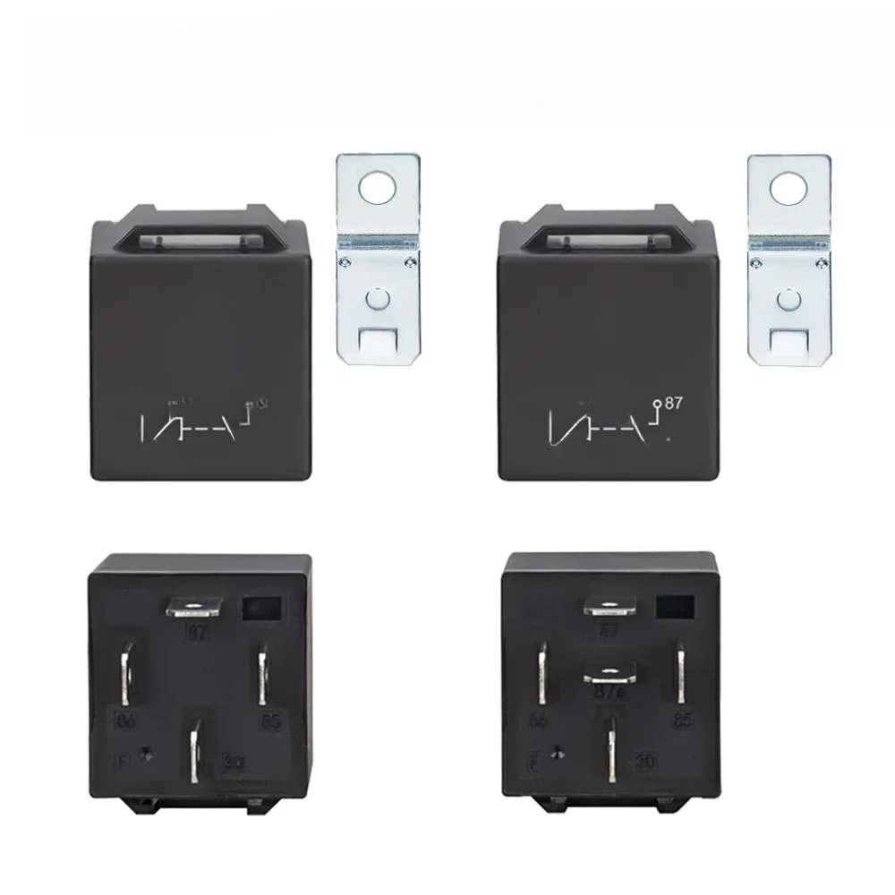 Relais de voiture étanche 4 5 broches 4P 5P 40A, relais automobile longue durée, relais normalement ouvert DC 12V 24V pour phare de climatiseur