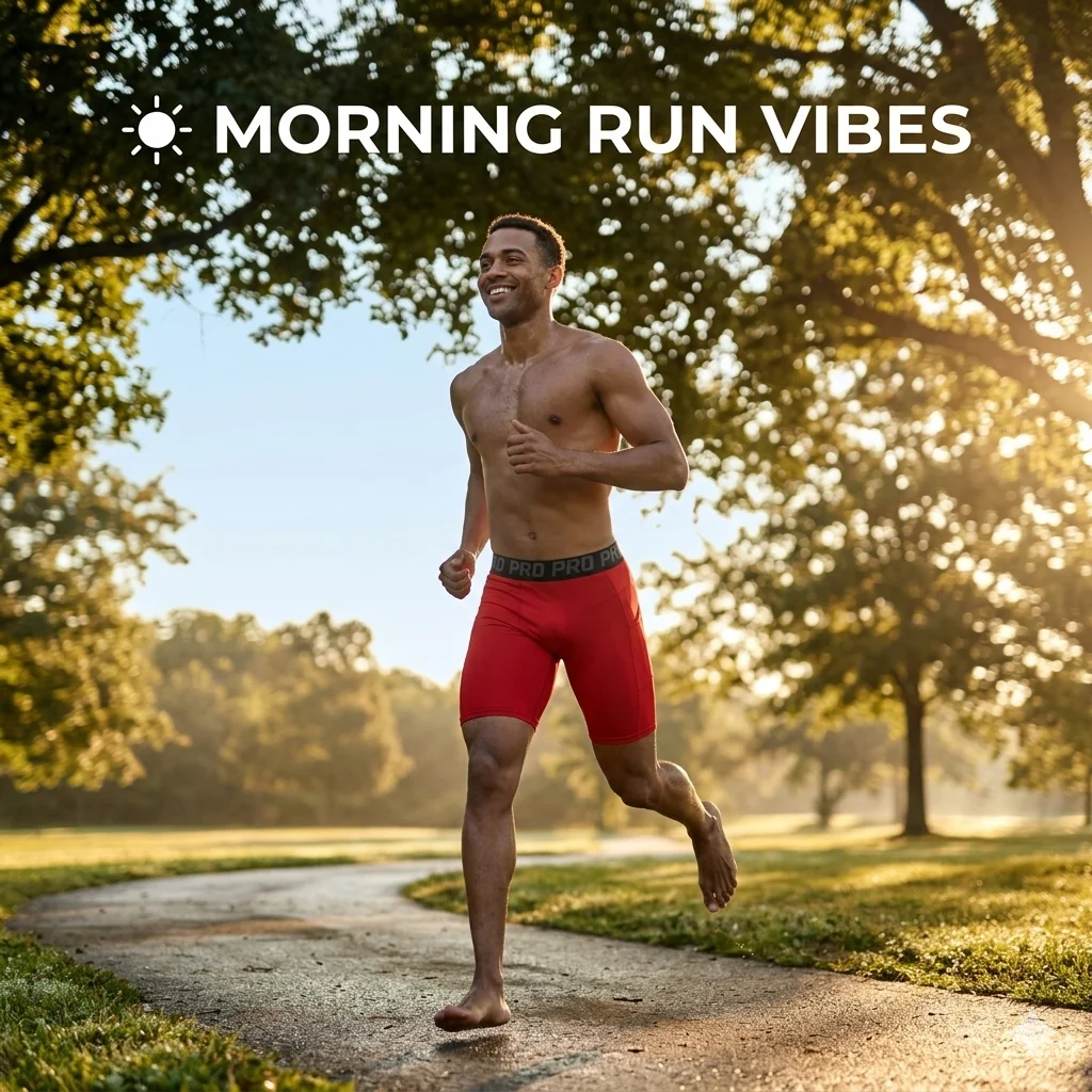 Afbeelding 6: Compressieshorts Anti-schuren ondergoed voor heren Basislaag Sneldrogende hardloopshorts met zakken voor training en gymactiviteiten