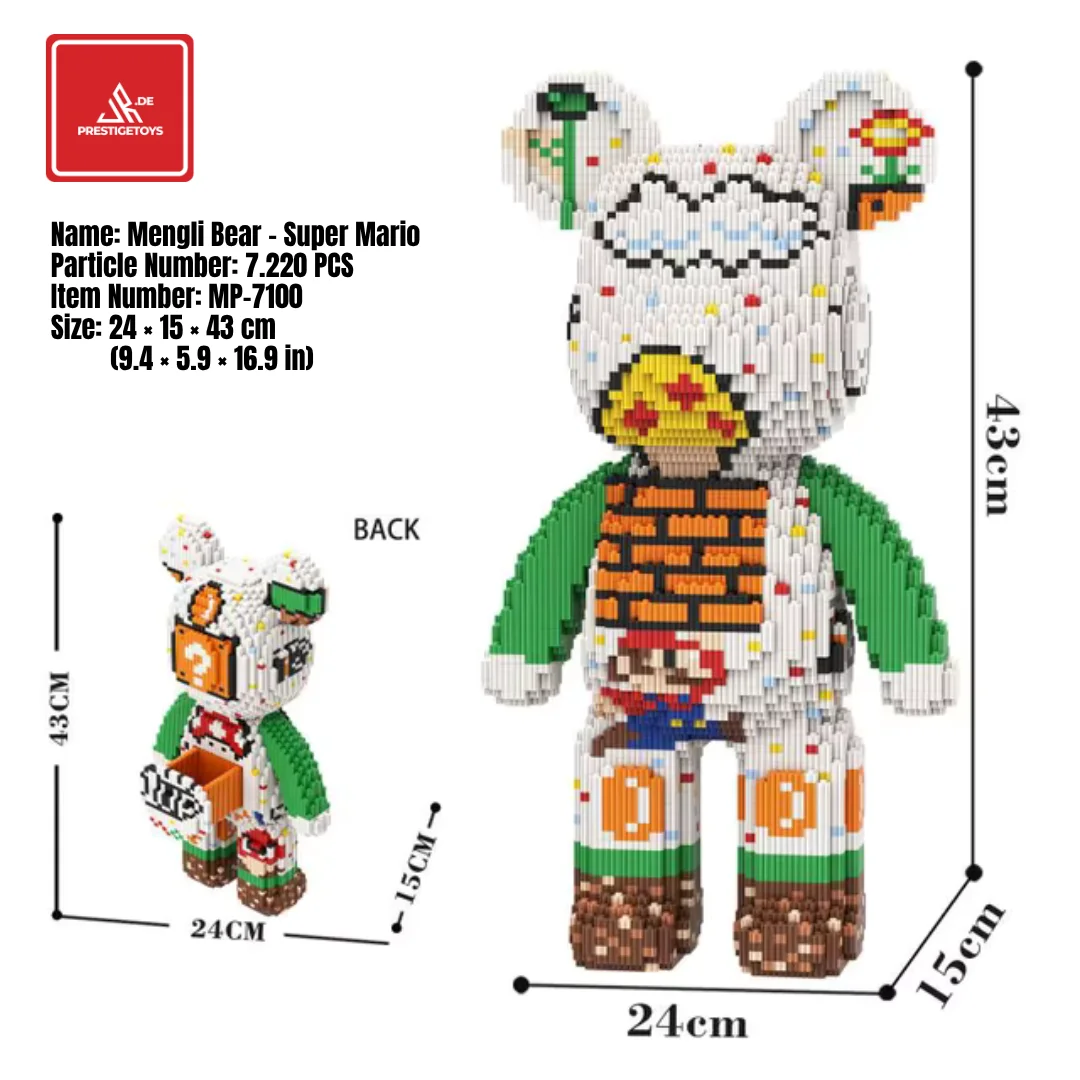 43 cm half-gedissekte anatomische berenfiguur - modern abstract kunstwerk met vloeibaar patroon, esthetische woonkamerdecoratie, premium model in doos (verzonden vanuit Duitsland)