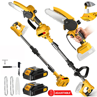 21V Brushless Telescoping Pole Electric Chainsaw 2 IN 1 High Branch Saw Home Garden Outdoor Pruning Tool for Makita Battery