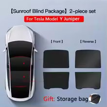 【¥1,700】Tesla Model Y Juniper用 ルーフサンシェード ブラック 2枚セット 特別割引-アリエク特価アラート
