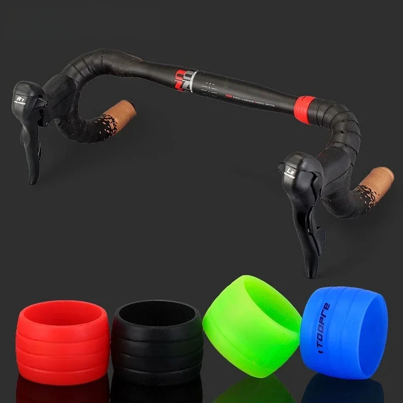 AliExpress TOOPRE 1 Pair Bicycle Handlebar Tape Fixing Loops Road Bike Handle Grip Wrap Holding Silicone Rings Cycling Fixed Sleeve Collar