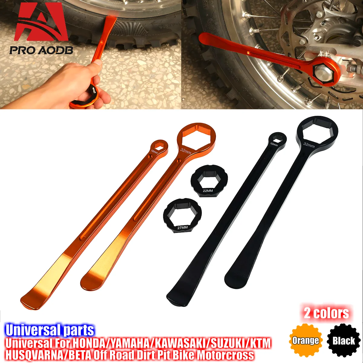 Motorcycle Bead Buddy Tire Tool Lever Spoon Axle Wrench Tire Change For KTM Husqvarna HONDA YAMAHA KAWASAKI SUZUKI BETA 125-500