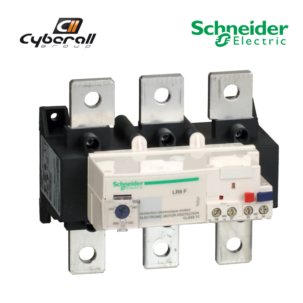 Schneider Electric-Cyberall-electronic thermal overload relay TeSys LR9 3 poles F225/500 200/330A reference: LR9F7375