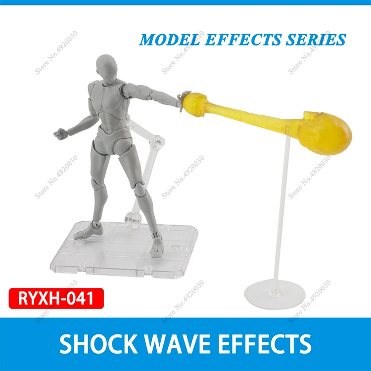 

Action Figure Fight Scenes Base Shock Wave Genki Bombs Special Effects Doll Ornament Holder Suitable Display Stands Toy Assembly