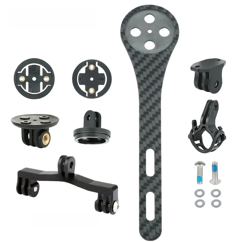 AliExpress DEEMOUNT Bike Handlbar Computer Mount for Garmin Bryton Wahoo Gopro Bicycle Carbon Extended Bracket Cycling Speedometer Support Holder