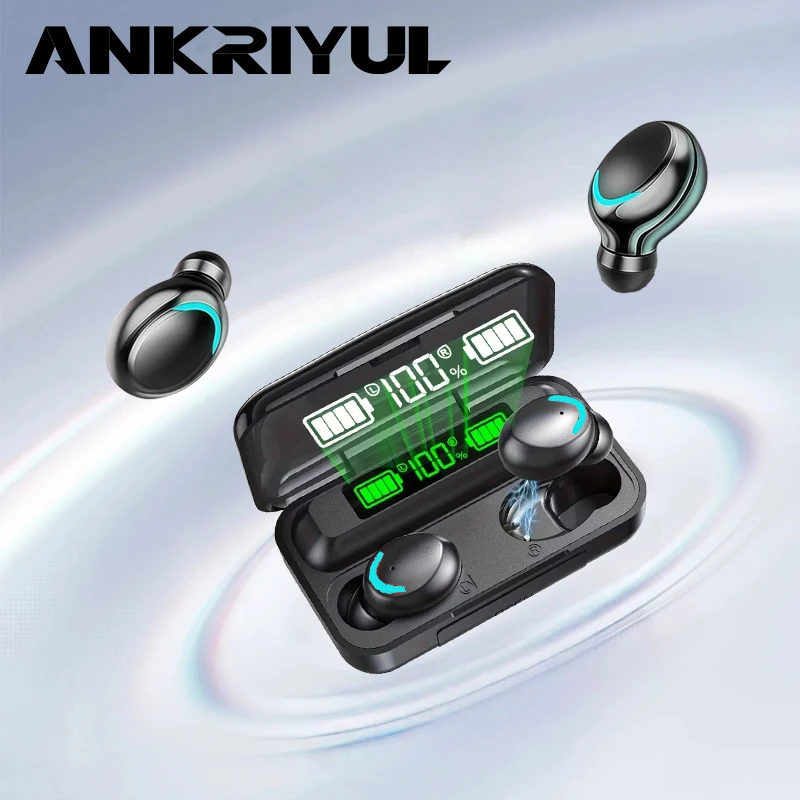 Wireless Bluetooth earphones, in ear sports earphones, high-definition calling, suitable for sports, travel, office, cycling