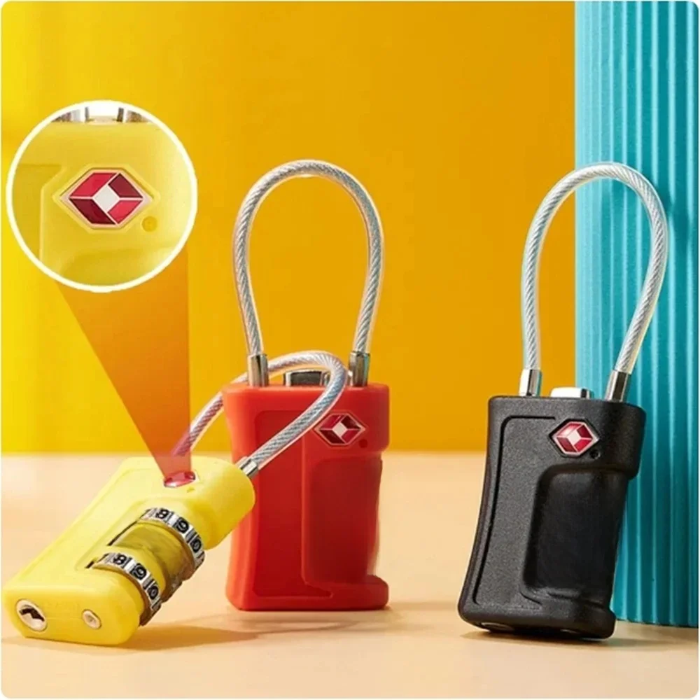 Serrure douanière TSA, mot de passe de voyage à 3 chiffres, serrure numérique variable, valise en alliage de Zinc, serrure antivol pour avion