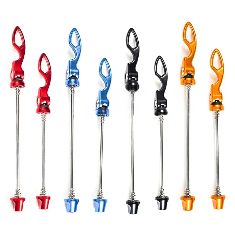 AliExpress chooee Chooee Bike Quick Release MTB Road Bicycle Wheel Hub Skewers Front Rear Set QR Cycling Part Accessories Steel Axle Aluminum