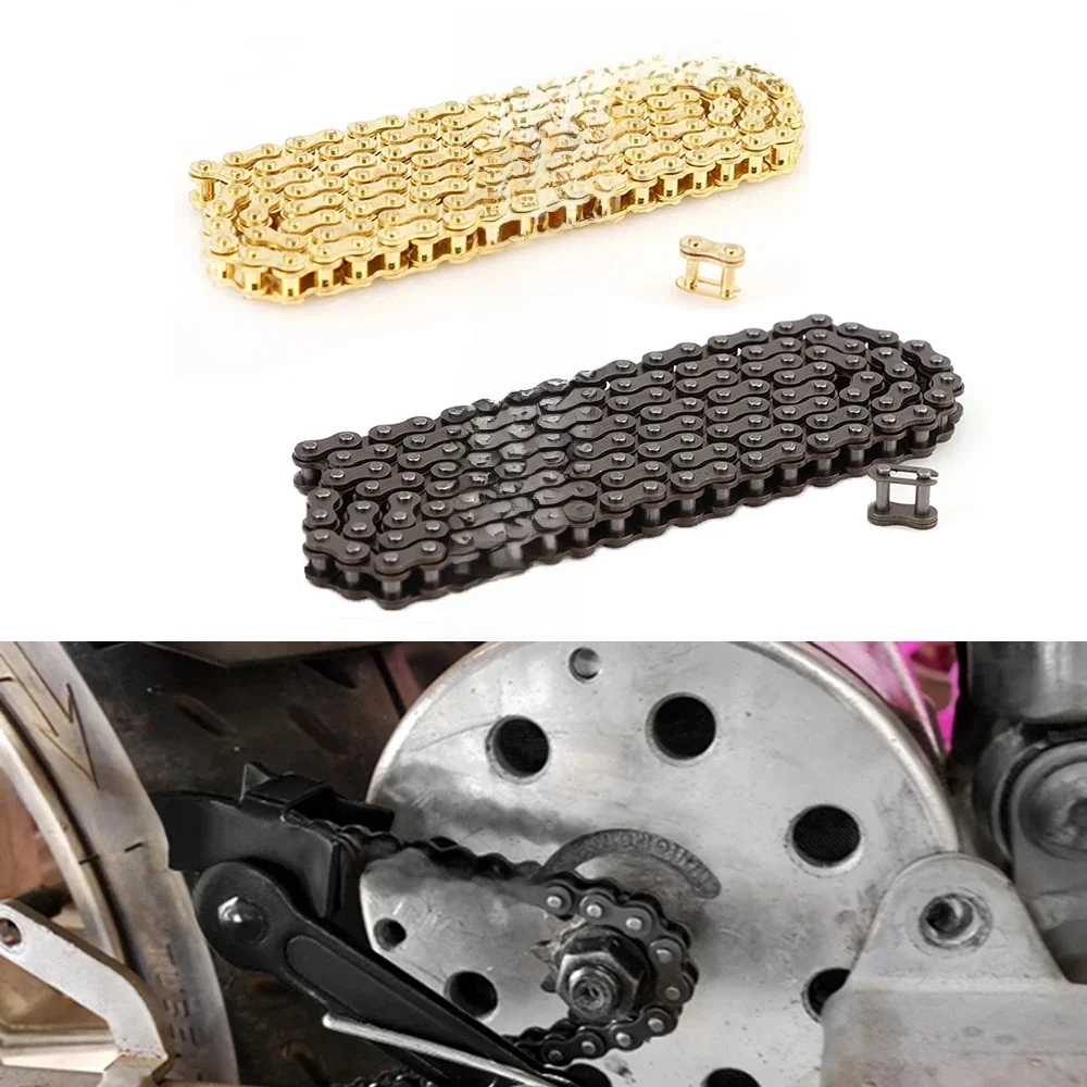 AliExpress 25H chain with Spare Master Link 47cc 49cc 2 Stroke Engine ATV Quad Go Kart Dirt Pocket Mini Motor Bike Motorcycle section
