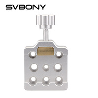 SVBONY Silver Dovetail Clamp Fully Metal Middle Size Dovetail for Astronomy Telescopes with Brass Screws Easy to Install