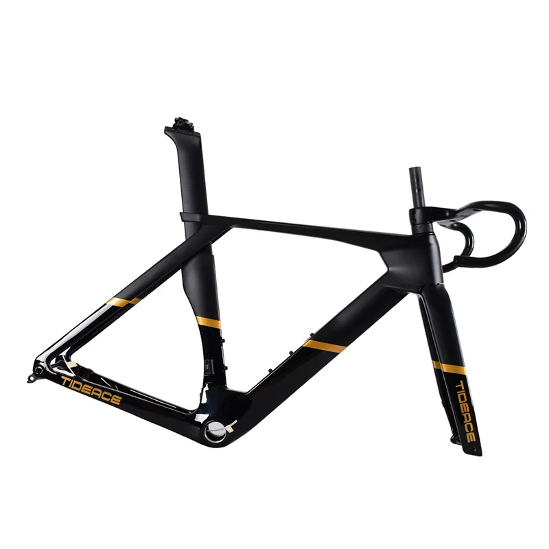 TIDEACEBIKE ARES Aero Max 32C Road Carbon Frameset T47 Flat-mount Disc Brake Internal Cable Routing Racing Bicycle Frameset 700C