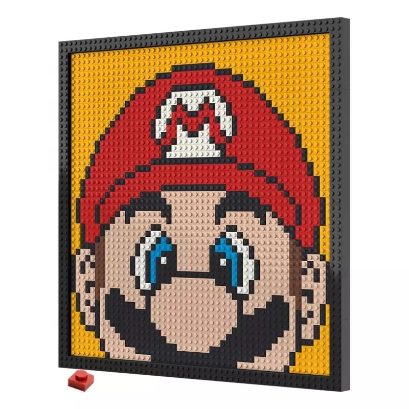 2304PCS Pixel Mosaic Art Painting Mariods Serie Building Blocks Home Decoration Paintings Puzzle DIY Christmas Gifts