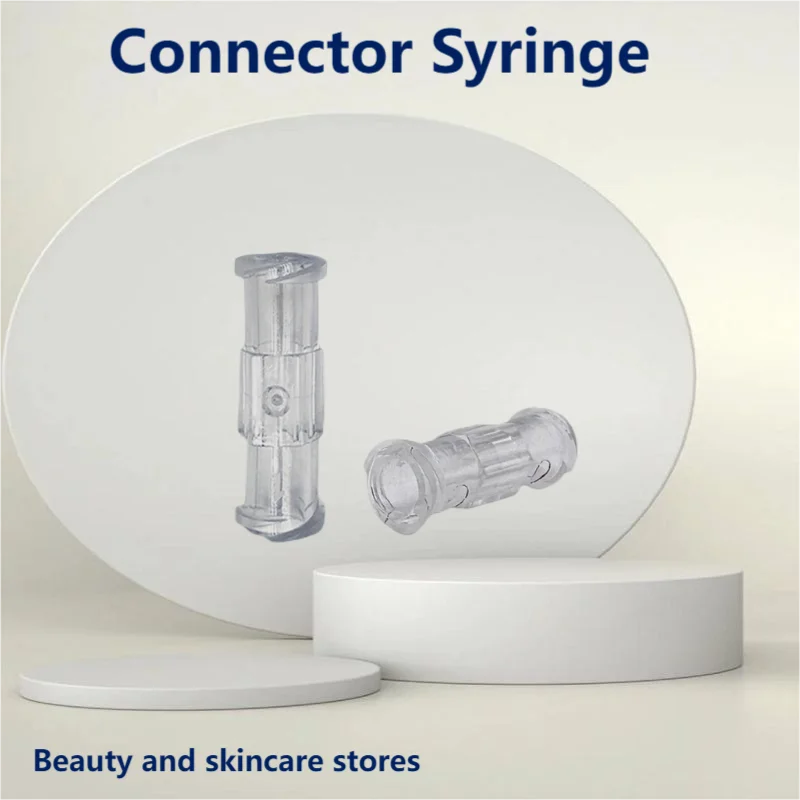 Luer Thread Connector Pp Material Transparent Syringe Double-Way Connector Easy And Durable Use In Sterile Environment Drug Guid