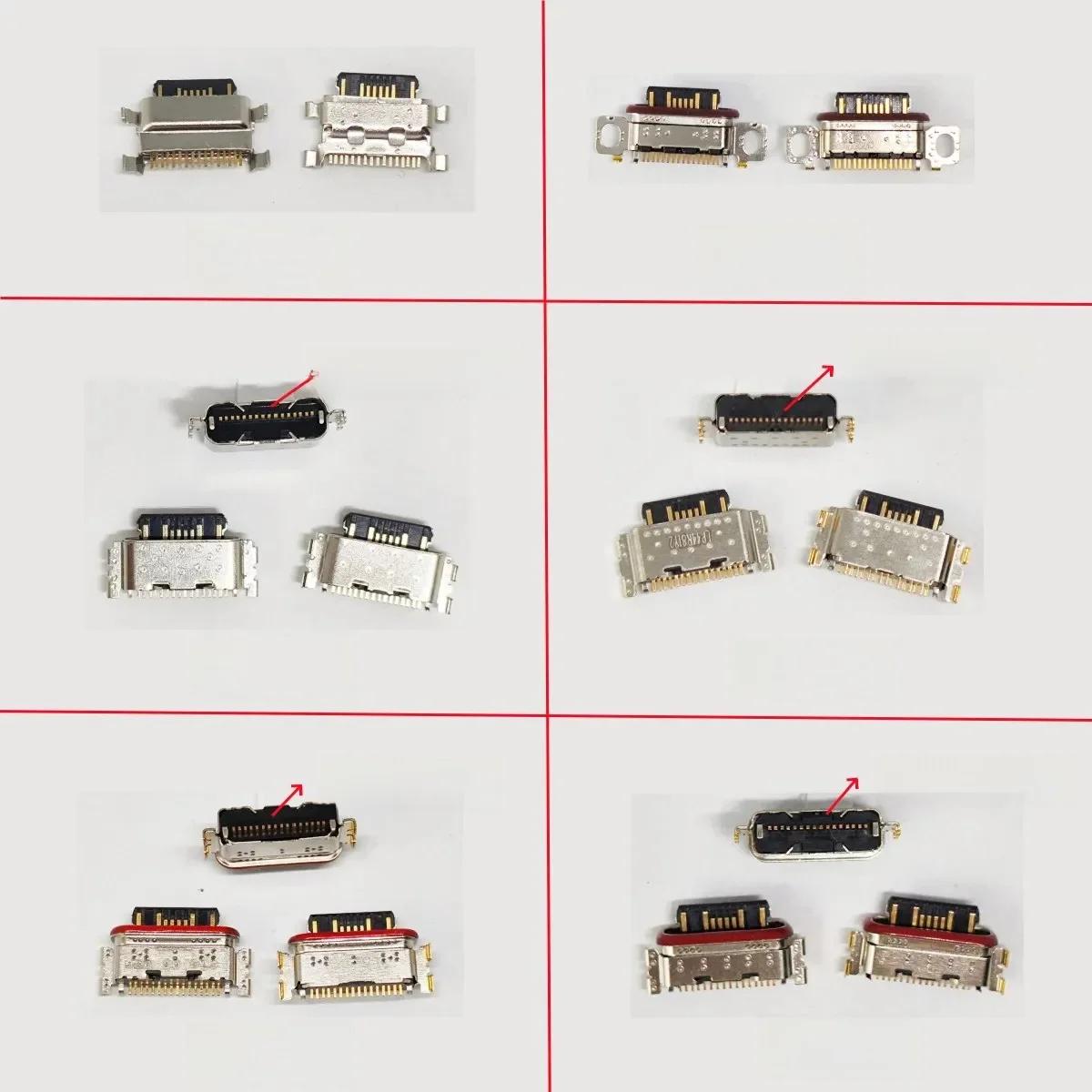 10 sztuk wtyczek typu C do Xiaomi Redmi Note 11 11E 11S 12 13 Pro Plus 4G 5G K50 10C Port ładowania USB Złącze ładowarki dokującej — zdjęcie 2