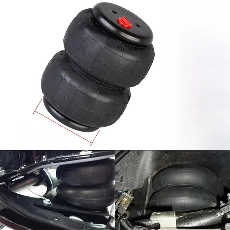 2500 lb zawieszenie pneumatyczne torby Heavy Duty standardowy 2500LB 1/2 "NPT podwójne mieszek 2E2500 — zdjęcie 2