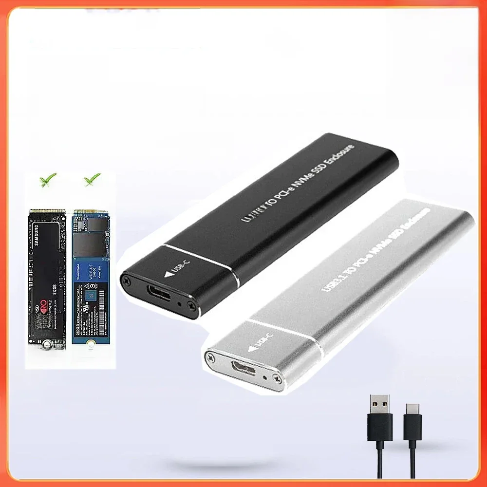 Obudowa M2 SSD USB3.1 M.2 SATA SSD Obudowa M.2 do USB typu C 3.1 SSD Adapter Solid Metal Obudowa zewnętrznego dysku twardego Telefon do laptopa — zdjęcie produktu 7