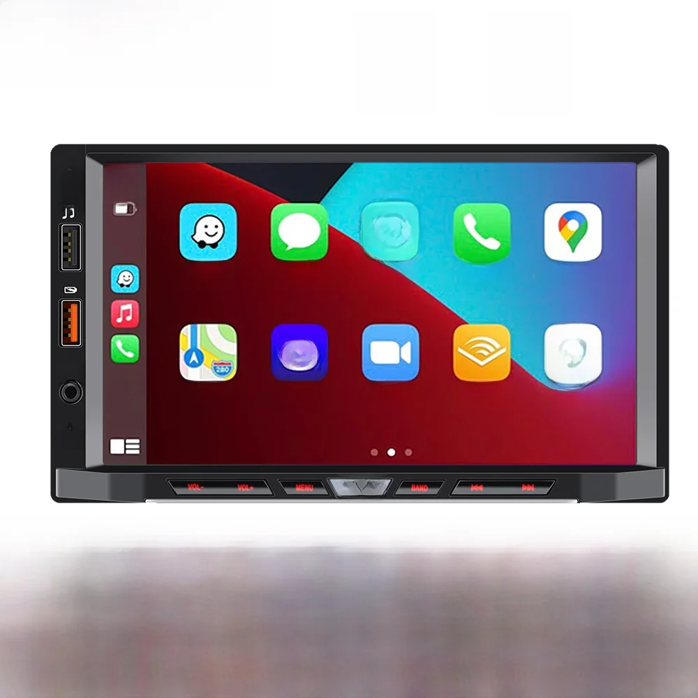 Rádio do carro 2 din android 11 carplay android auto carro estéreo multimídia player universal 7