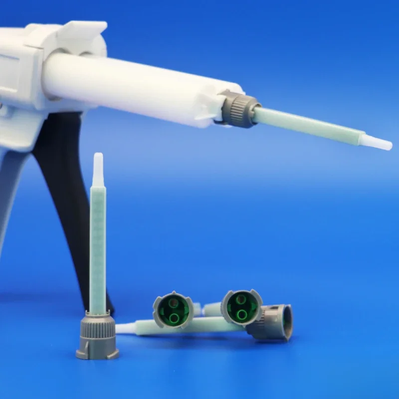 Plastic Static mixer 50ml 30ml 100ml Cartridge 1:1 2:1 High-quality Mix Tool ARALDITE AB Glue Disposable Nozzle Glue Mixing Tip