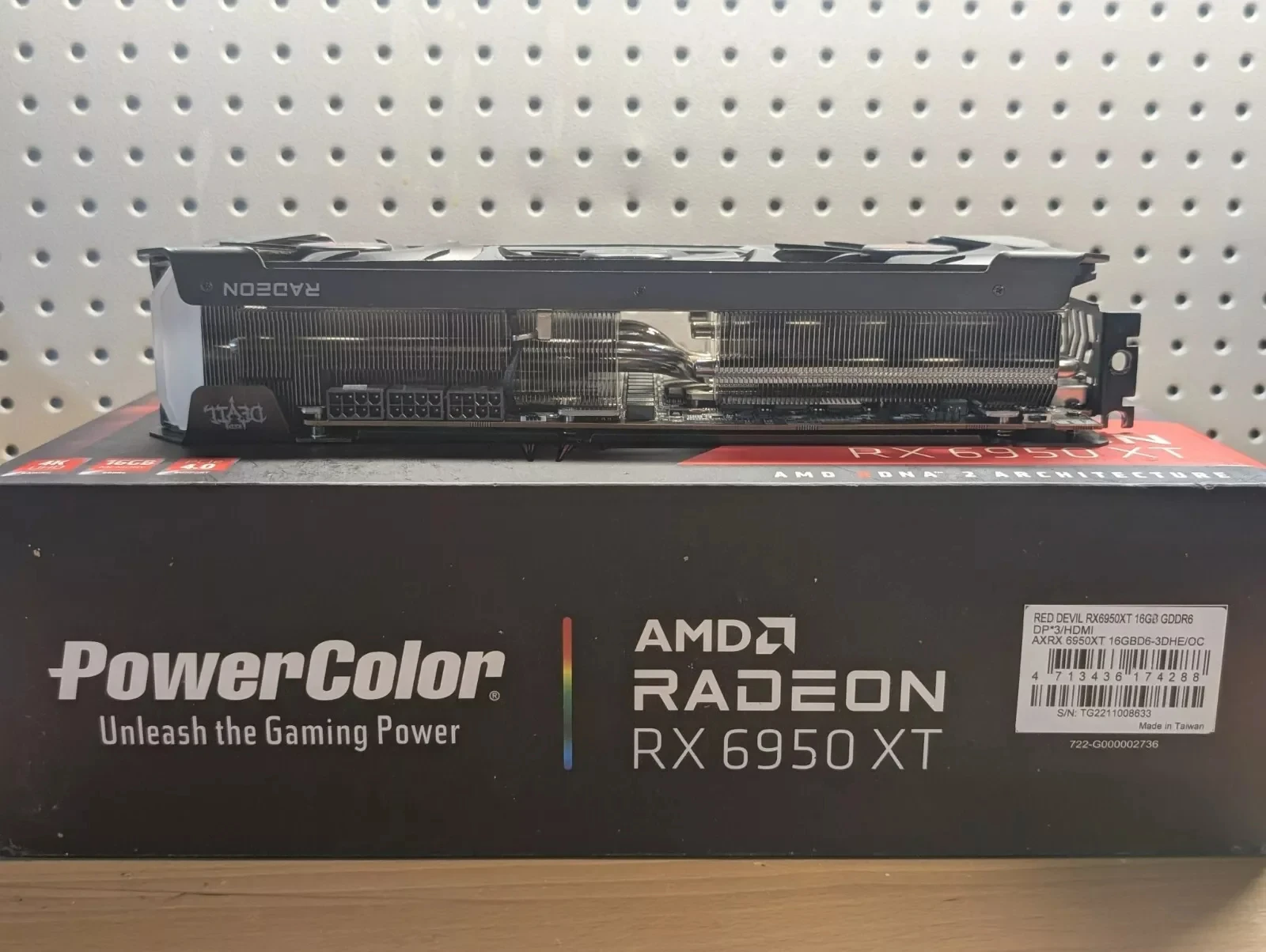 USED PowerColor Radeon RX 6950 XT 16GB Red Devil GDDR6 Video Graphics Card GPU 2024