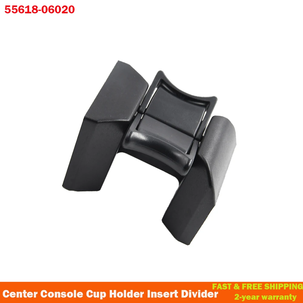 Car Center Console Cup Holder Insert Divider For Toyota Camry 2007 2008 2009 2010 2011 55618-06020 Center Console Insert Divider