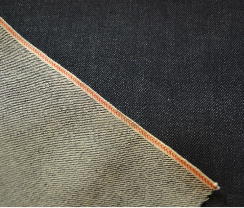 13oz Right Hand Twill Selvedge Denim Fabric Manufacturers Orange Selvage Denim Slubby Jeans Cloth By The Yard Free Ship W283021