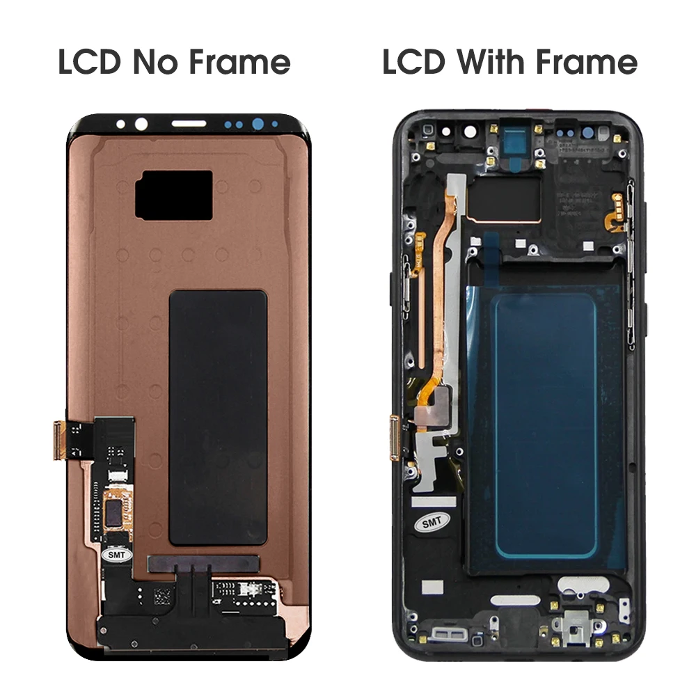 S8+ G955 G955F Display Screen Assembly for Samsung Galaxy S8 Plus Lcd Display Digital Touch Screen with Frame Replacement Parts