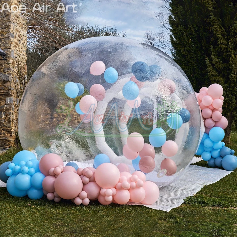 3m Diameter Inflatable Bubble Tent Valentine'S Day Entertainment Dome House for Commercial Rental Or Children'S Activities