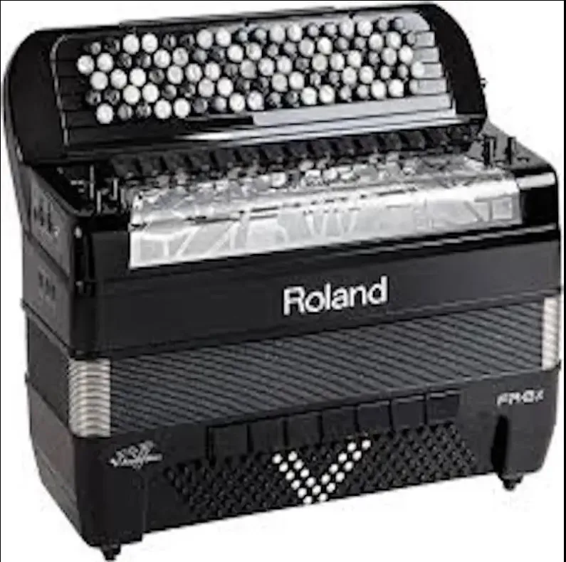 Super Authentic New Fr-8x Digital Accordion FR 8x Reedless Black Available Discount Brand New