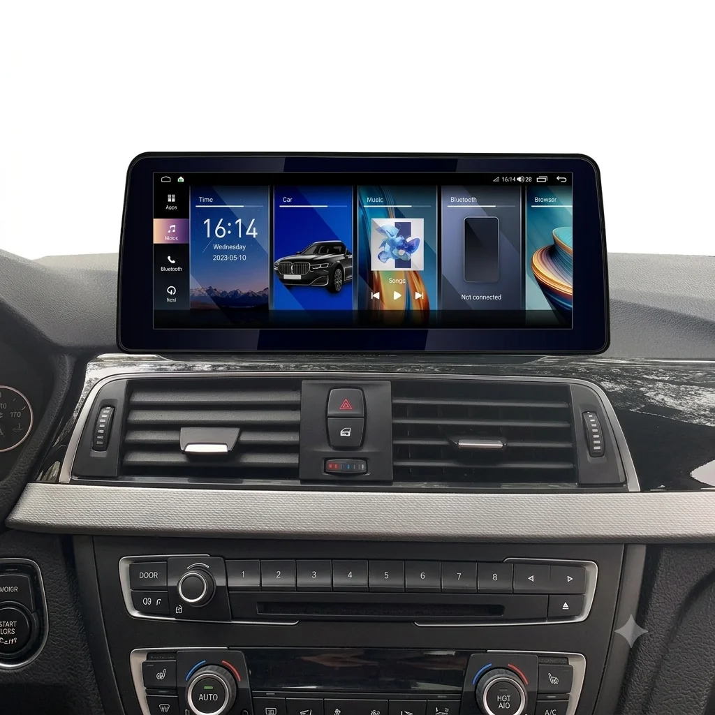 12.3" Android Car Stereo for BMW F30 F31 F32 F33 F34 F36 2013-2016 NBT system,Wireless CarPlay Android Auto, GPS Navigation, WiFi, Bluetooth, 8GB RAM 128GB ROM